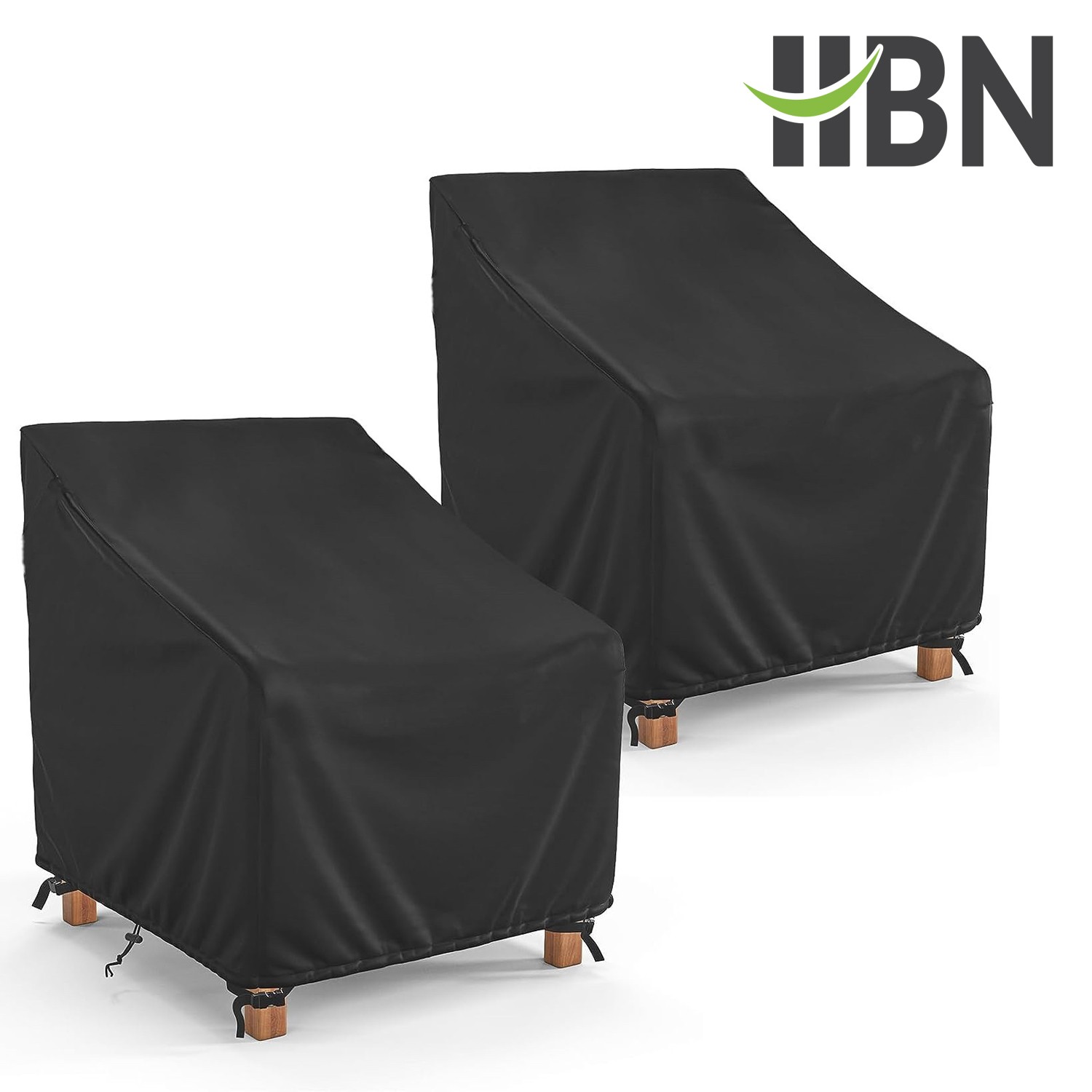 2Pcs Patio Chair Covers, Waterproof Patio Furniture Covers, 33”W x 33”D x 36”H