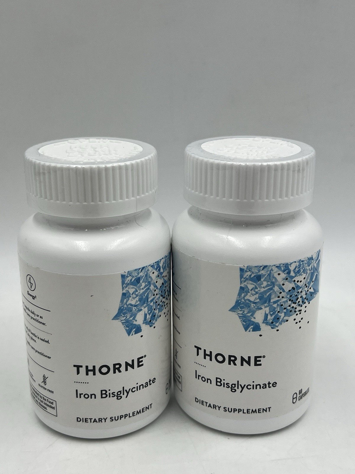 Thorne Iron Bisglycinate-60 Capsules Sealed EXP 07/29 (pack of 2)