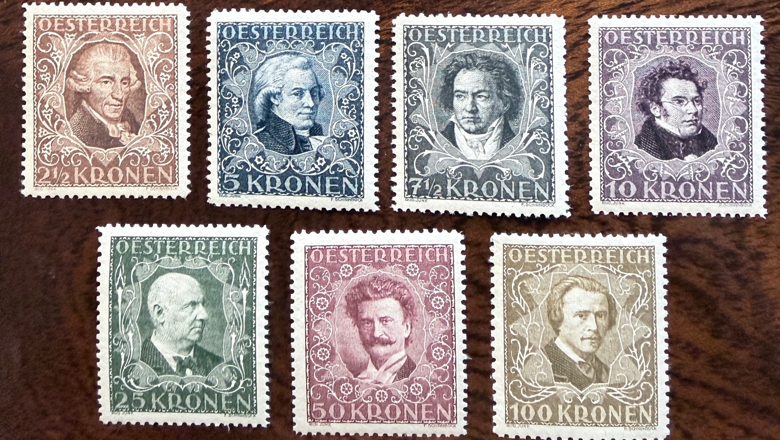 1922 AUSTRIA STAMPS COMPLETE SET