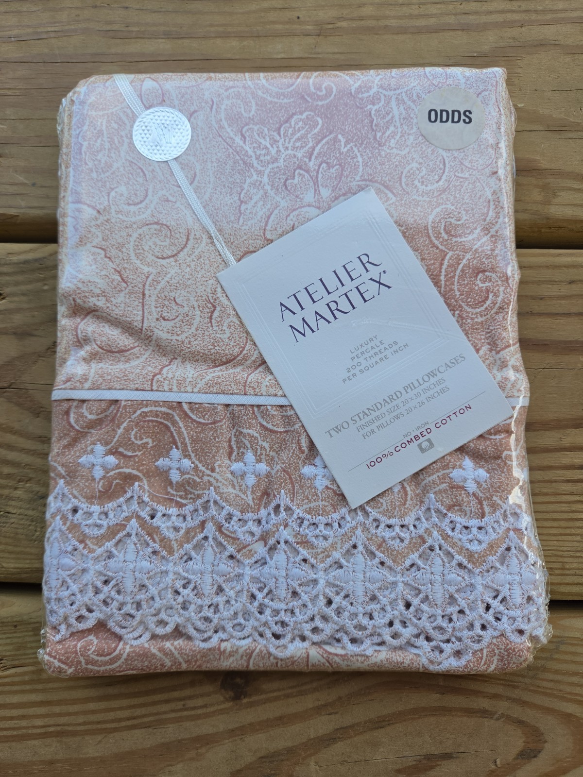 Vintage Atelier Martex Monet’s Lilies Standard Pillowcases NOS USA Sealed Set Vintage Atelier Martex Monet’s Lilies Standard Pillowcases NOS USA Sealed Set
