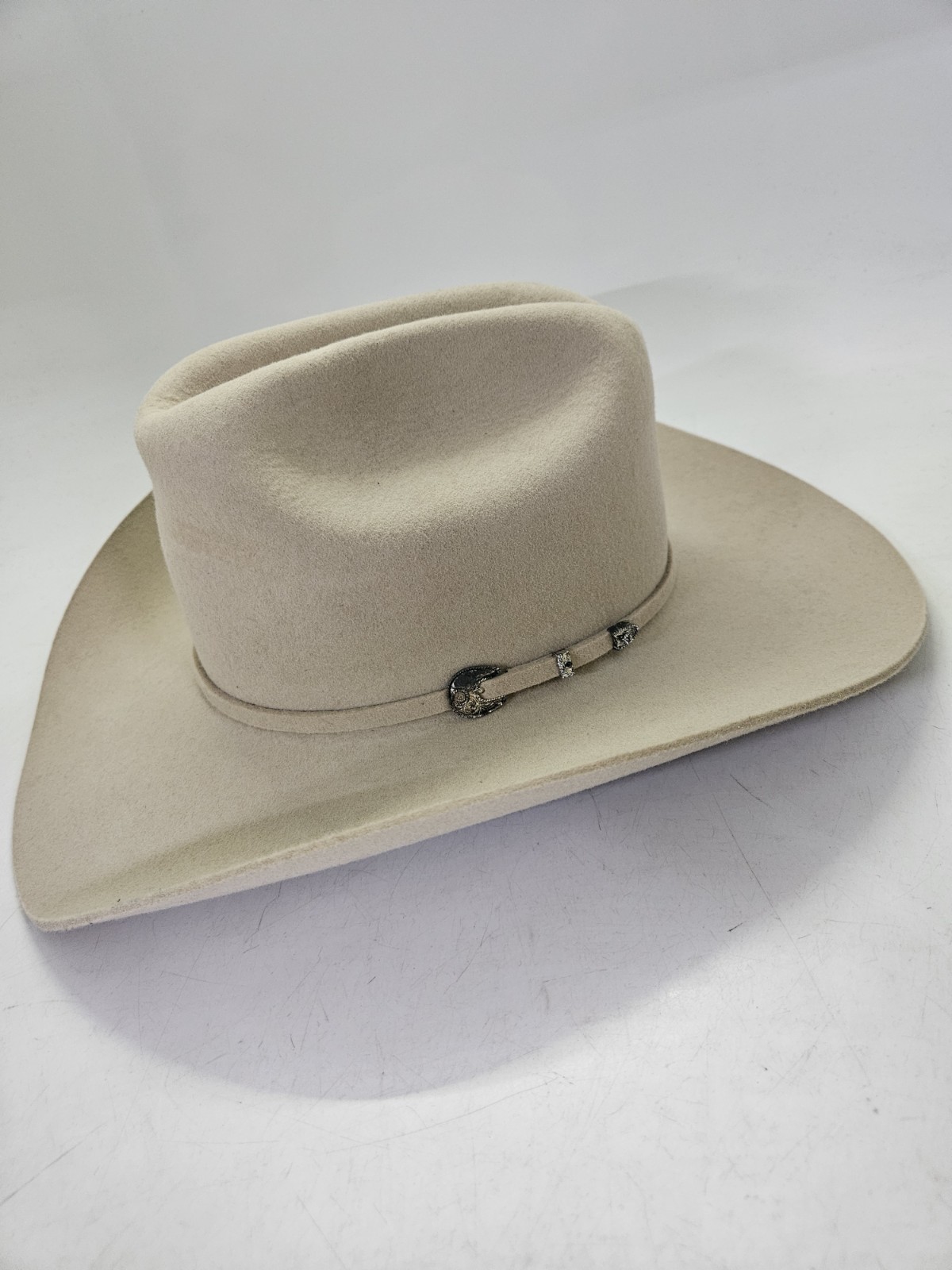 Stetson 4X Corral, Silversand Buffalo Collection Felt Cowboy Hat, Men\'s Sz 7 1/8