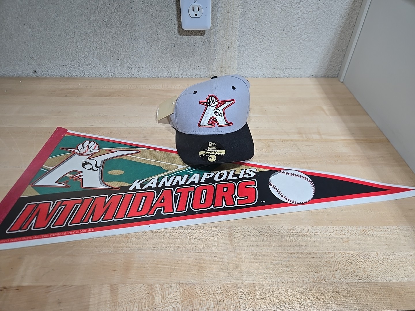 Vintage Lot Kannapolis Intimidators Hat 7 1/8 New Era 30\