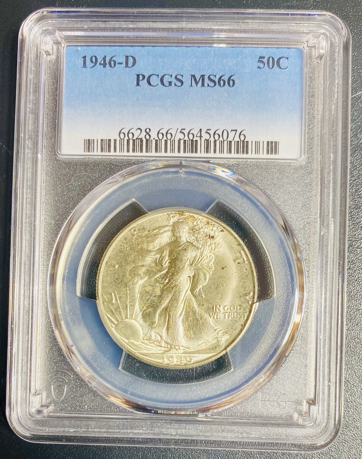 1946 D PCGS MS66 Walking Liberty Half Dollar 50c 