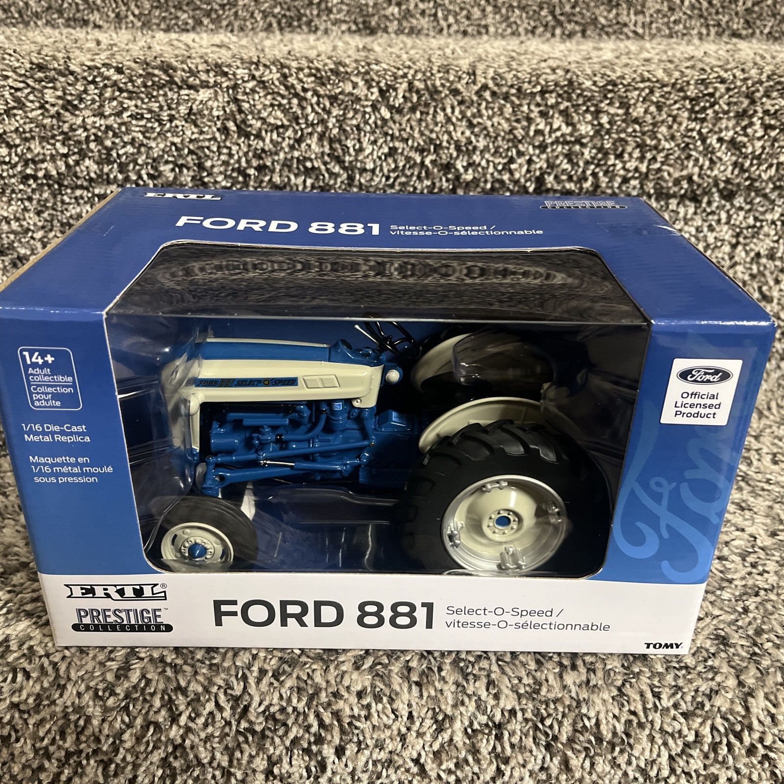 2023 ERTL 1/16 Ford 881 Select-O-Speed Prestige BLUE CHASE Tractor NEW