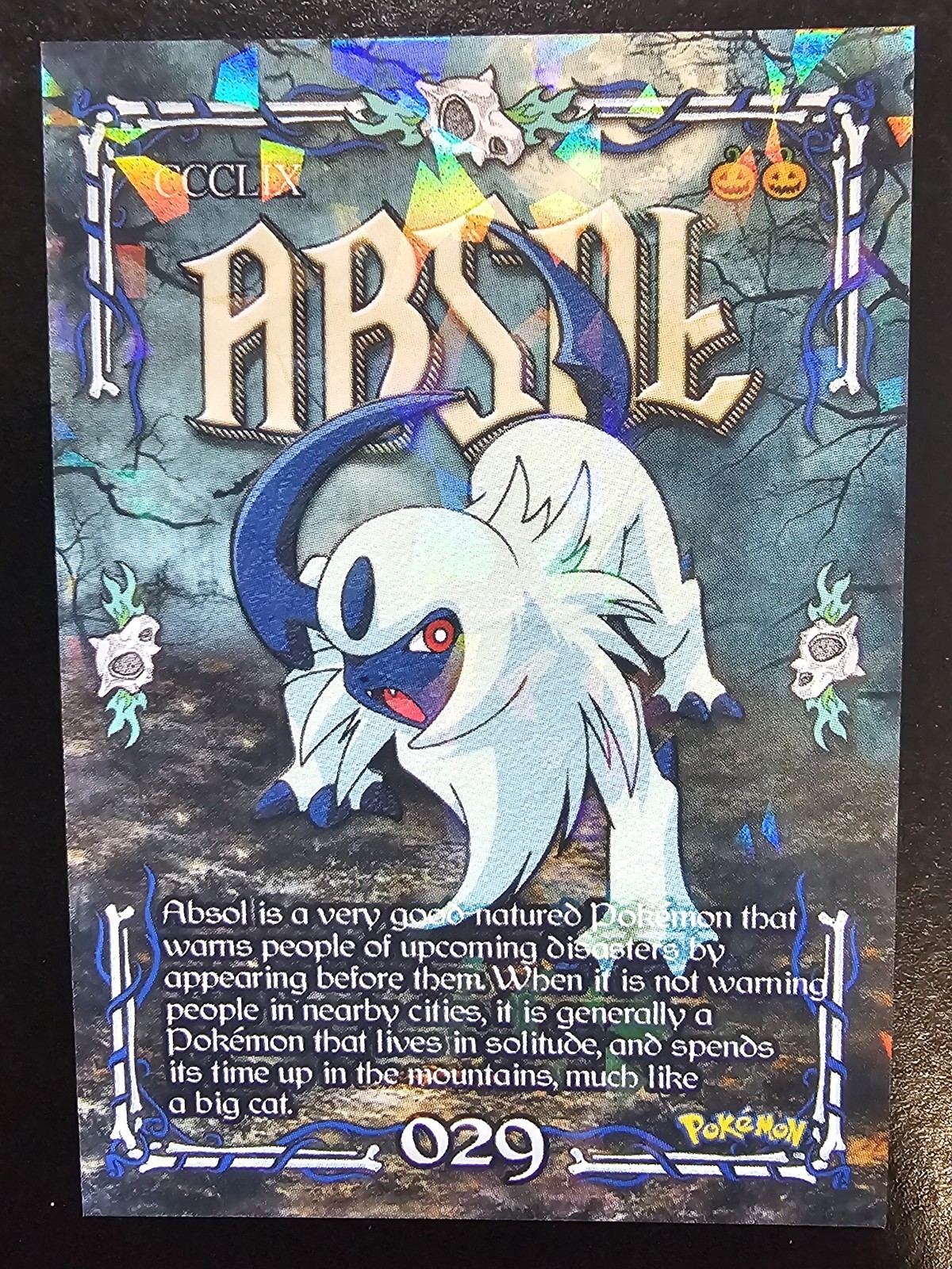 ABSOL - POKEMON PRISMA HALLOWEEN RARE CCG HOLO ABSOL - POKEMON PRISMA HALLOWEEN RARE CCG HOLO
