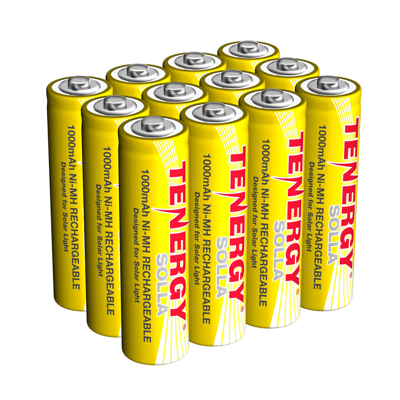Tenergy Solla NiMH AA 1000mAh 1300mAh Rechargeable Batteries Solar Garden Lights Tenergy Solla NiMH AA 1000mAh 1300mAh Rechargeable Batteries Solar Garden Lights