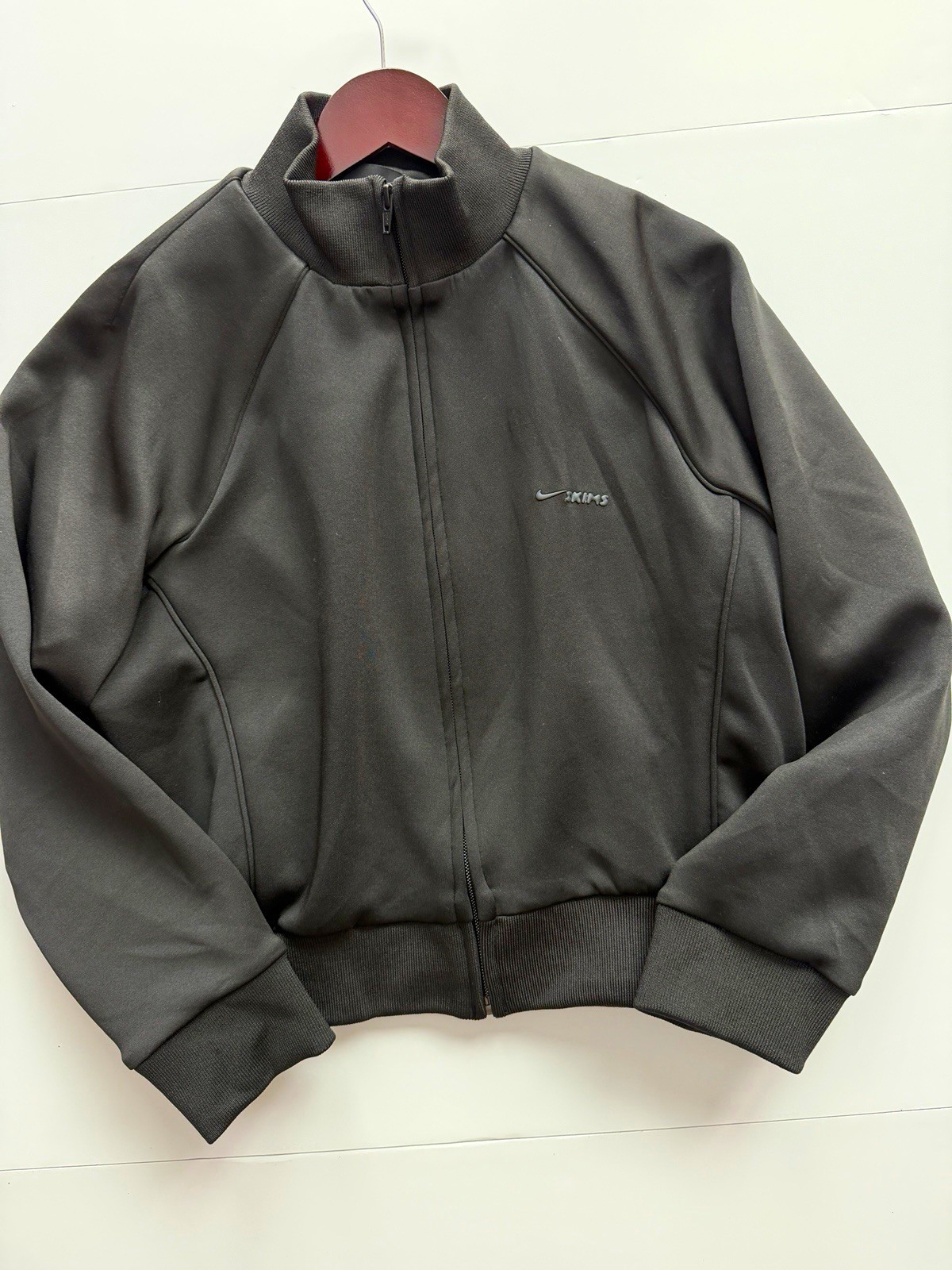 Nike x SKIMS Obsidian Black Full-Zip Track Jacket Size Large NWOT Nike x SKIMS Obsidian Black Full-Zip Track Jacket Size Large NWOT