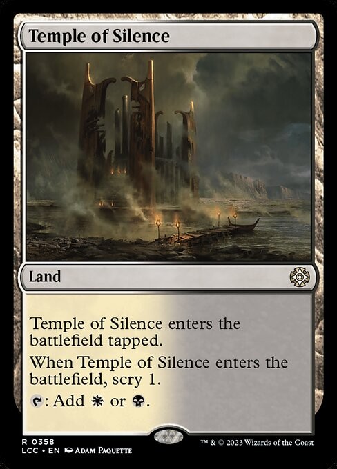 Temple of Silence 358 R Normal LCC MTG NM