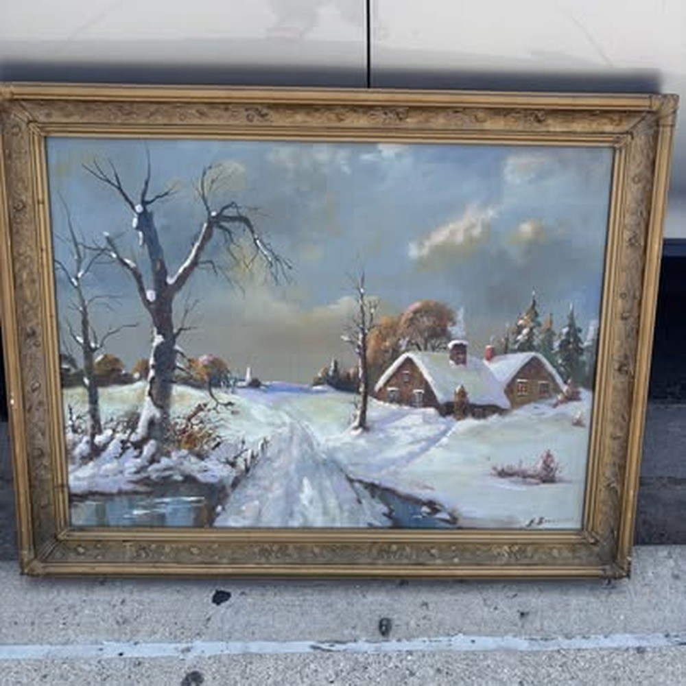 Winter Scene - Good Condition for Age, Open to Offers