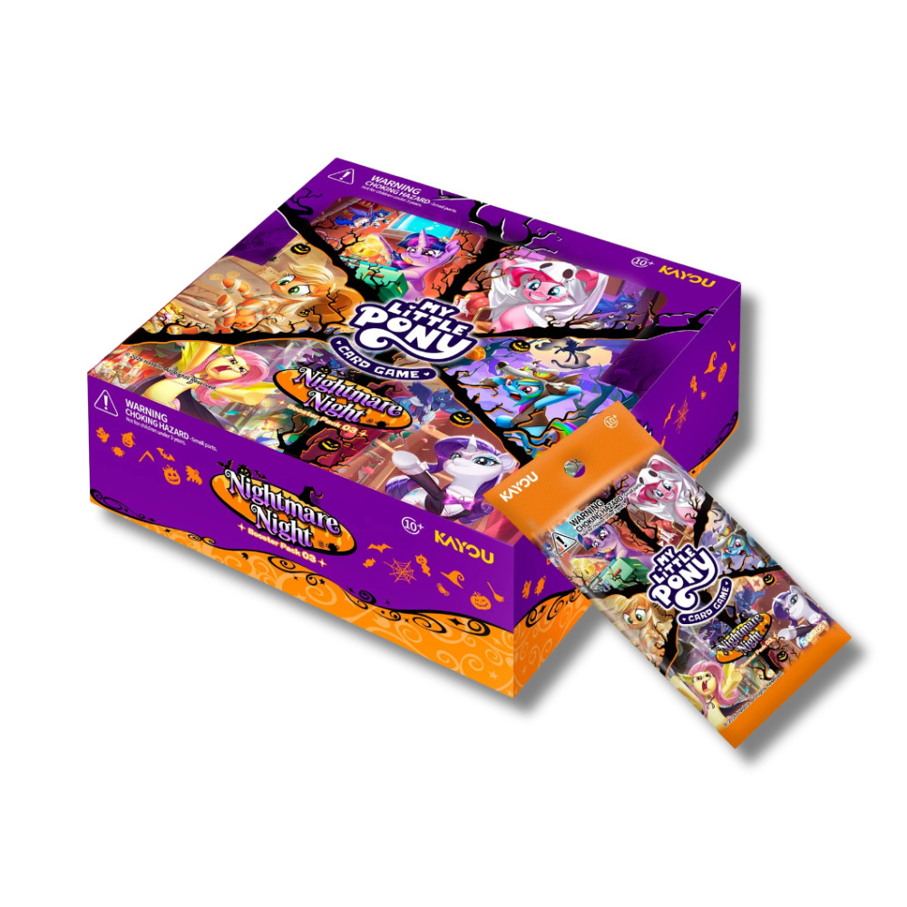 PRE-ORDER English Kayou My Little Pony TCG Nightmare Night Booster Box Sealed