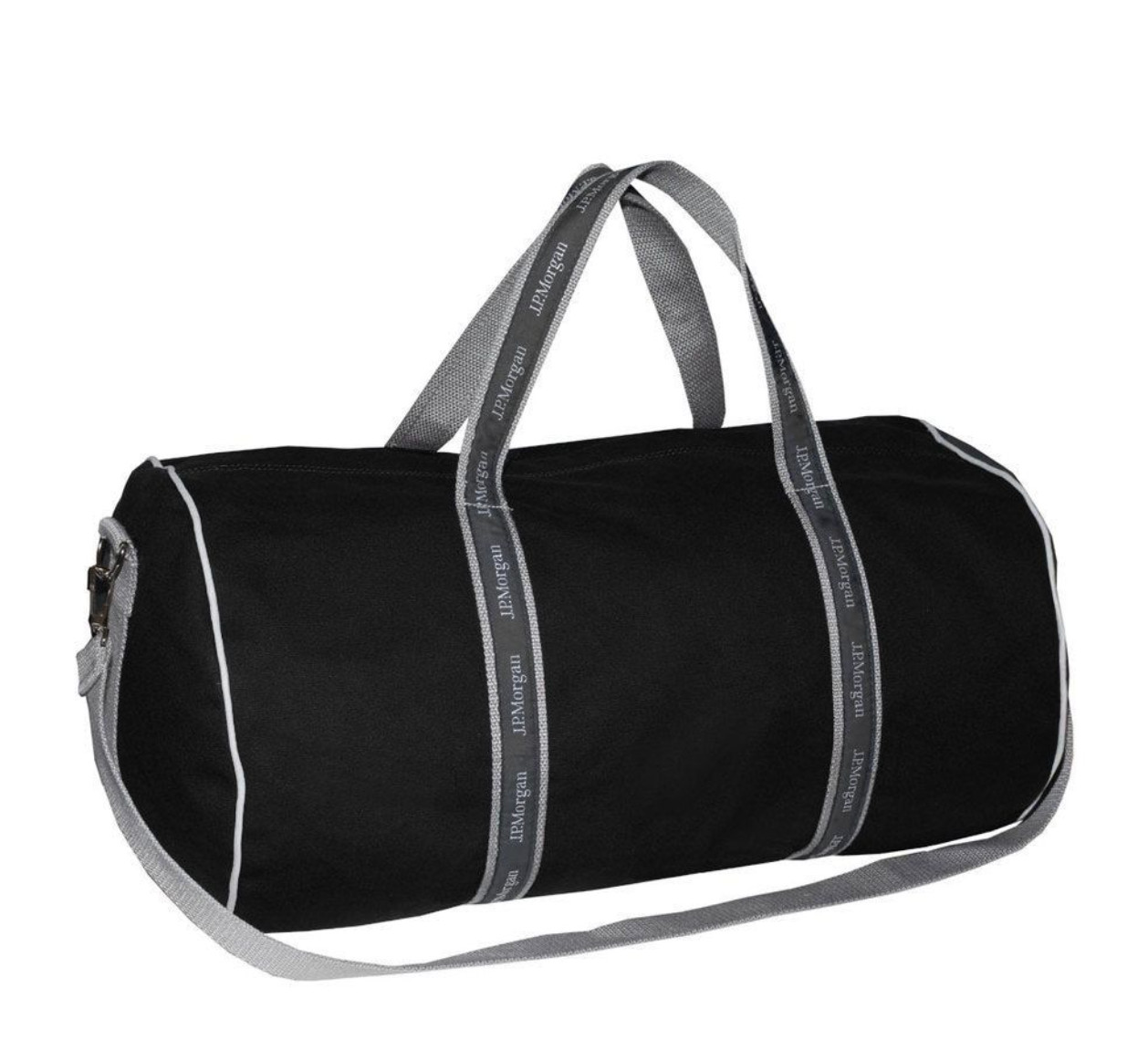 JPMorgan JP Morgan Chase JPM - 17” Original Duffel Trader Banker Bag - Gray NEW JPMorgan JP Morgan Chase JPM - 17” Original Duffel Trader Banker Bag - Gray NEW