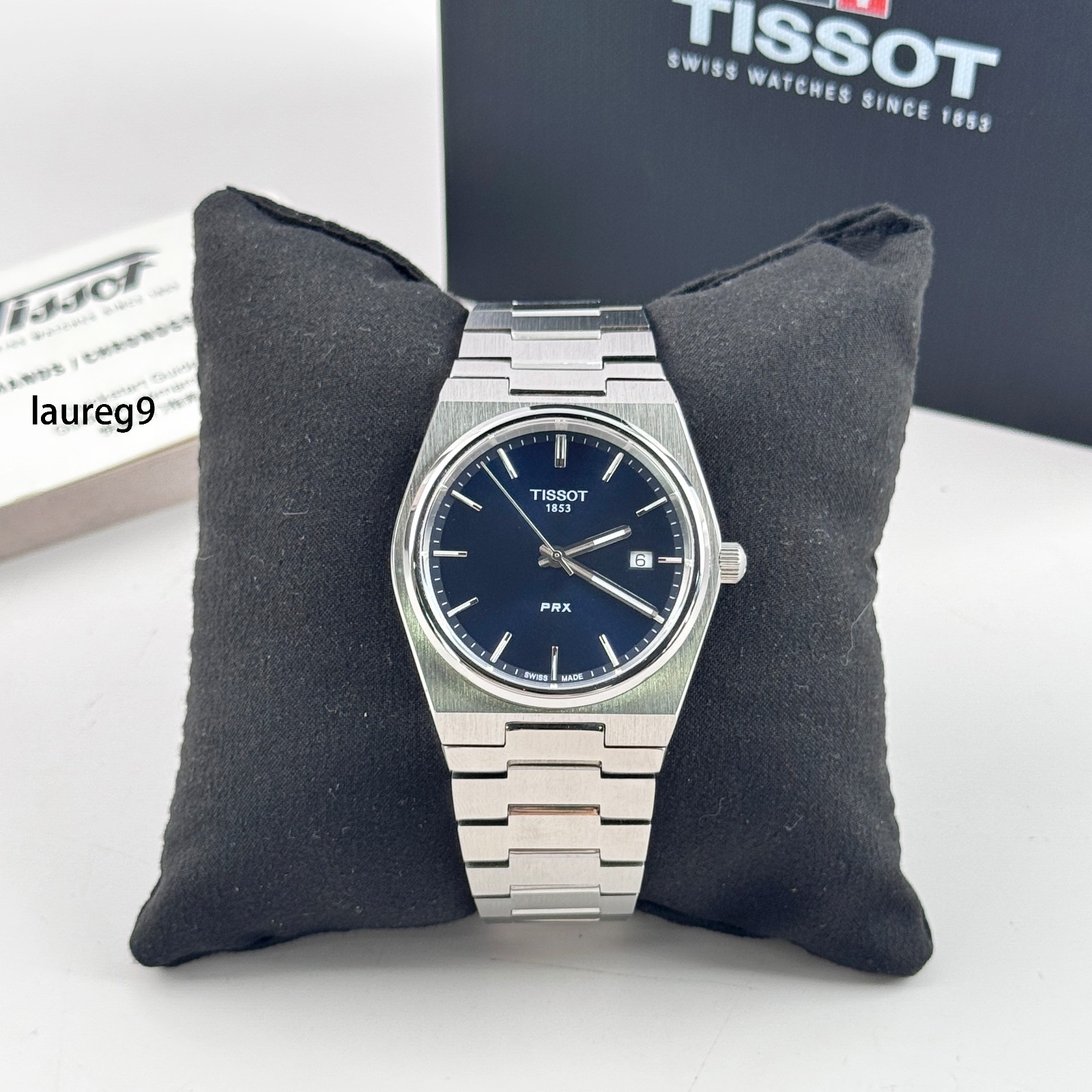 Tissot PRX 40MM Men's Quartz Blue Dial Stainless Steel Watch T137.410.11.041.00