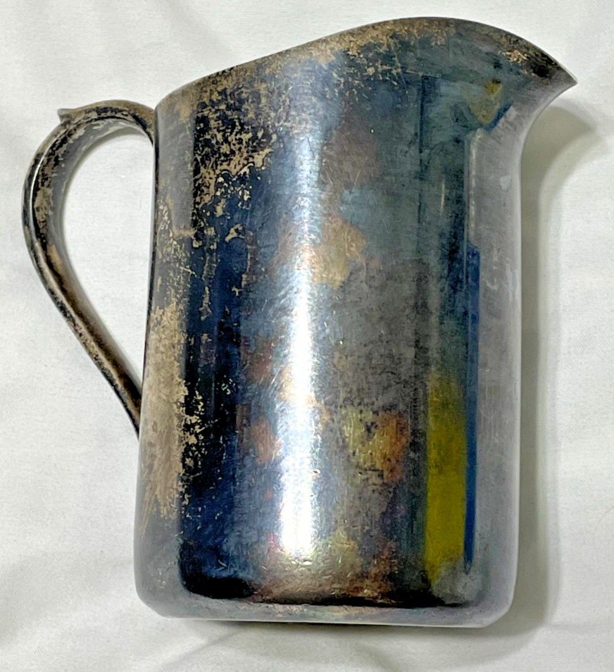 Antique 1930s Alexander Scott Glasgow Art Deco Silver Plated Creamer Pitcher Antique 1930s Alexander Scott Glasgow Art Deco Silver Plated Creamer Pitcher