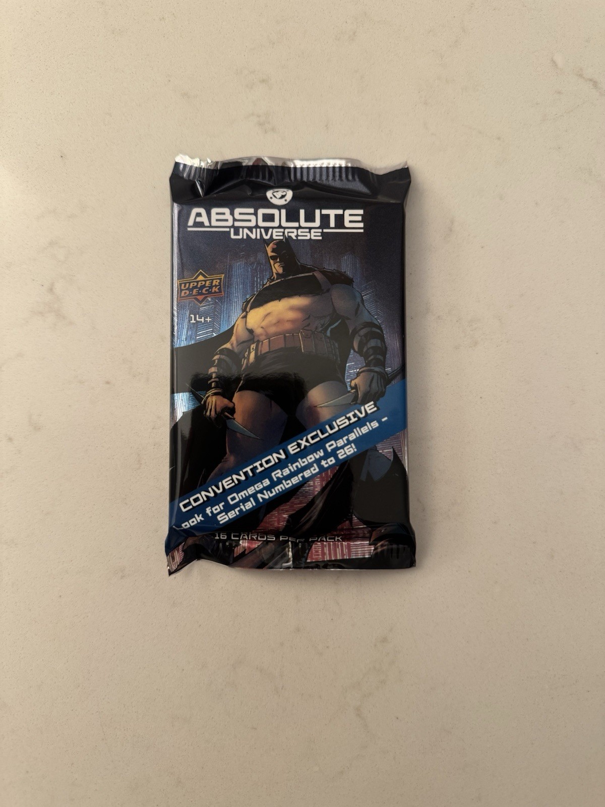 SDCC 2026 DC Absolute Universe Exclusive Trading Card Single Pack SDCC 2026 DC Absolute Universe Exclusive Trading Card Single Pack