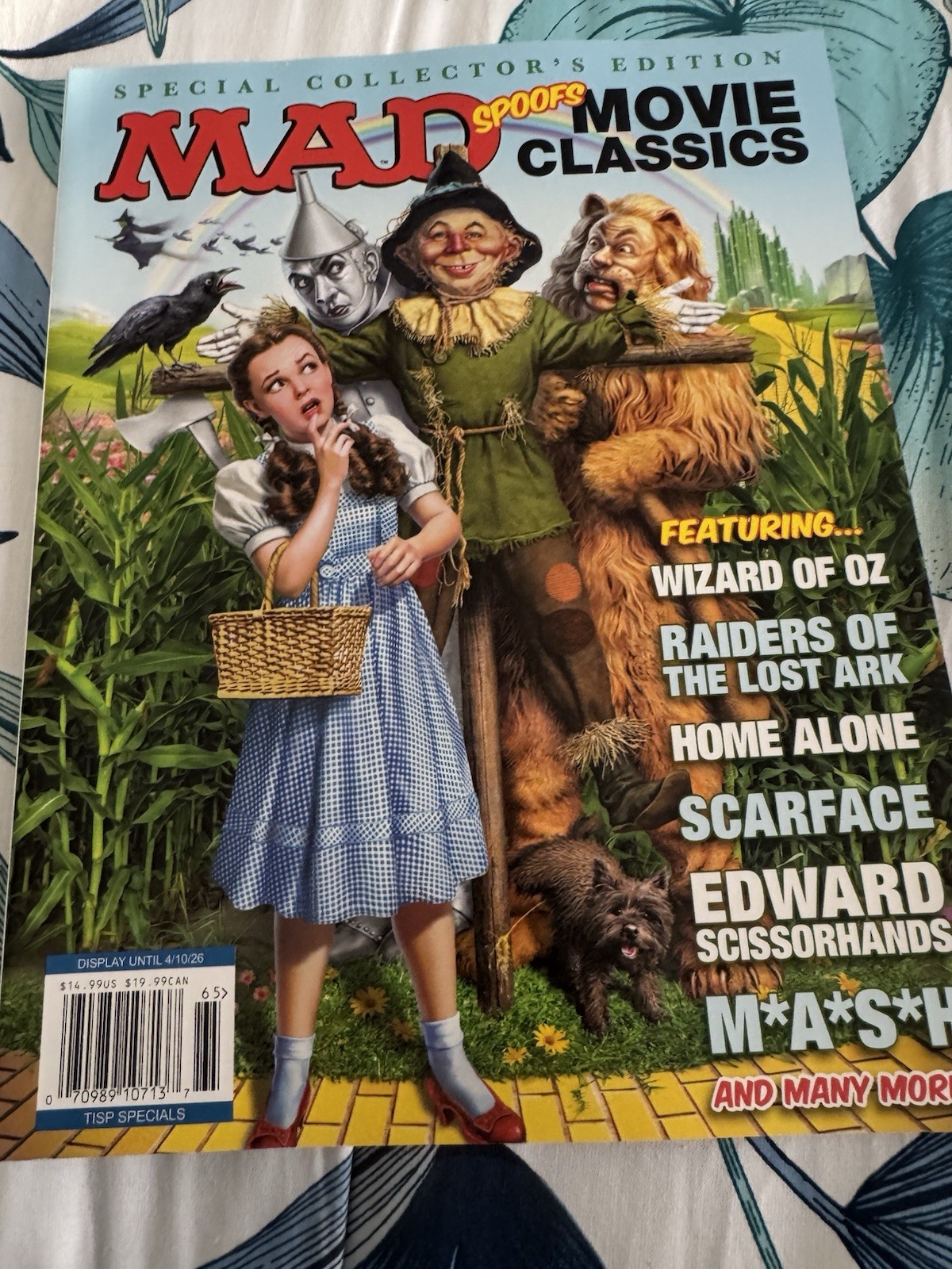 2026 MAD Special Collectors Edition WIZARD OF OZ Movie Classics SCARFACE 2026 MAD Special Collectors Edition WIZARD OF OZ Movie Classics SCARFACE