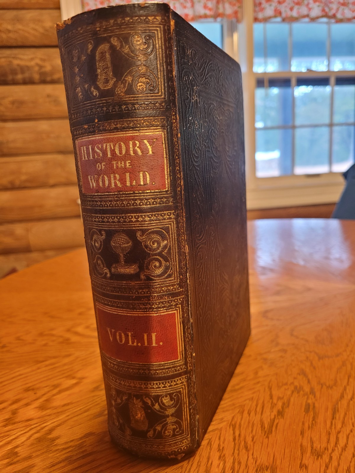 Nice Antique, 1854 HISTORY OF THE WORLD, Vol 2, MAUNDER, HC Nice Antique, 1854 HISTORY OF THE WORLD, Vol 2, MAUNDER, HC