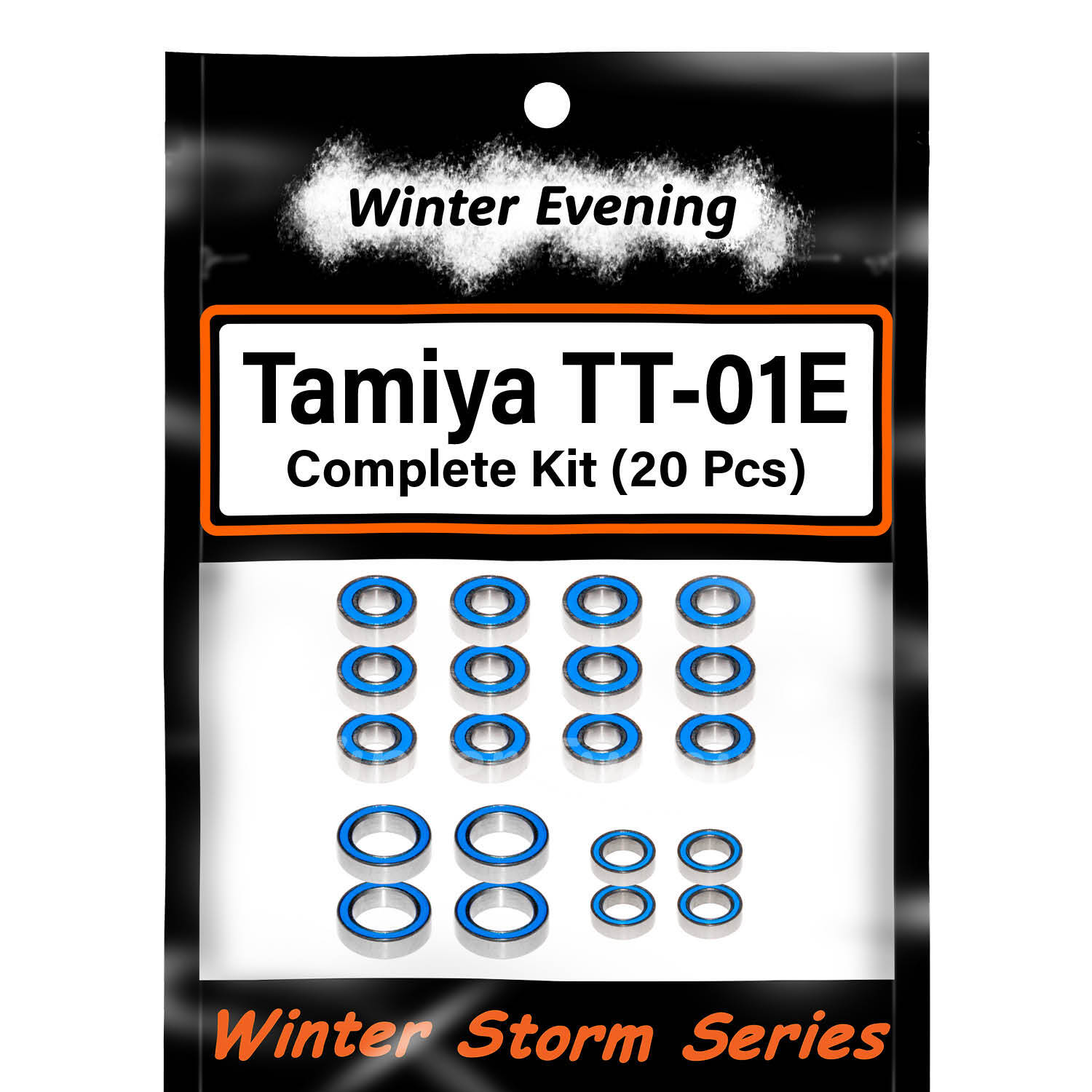 Tamiya TT-01, TT-01E, TT02B and TTO1 Bearings (20 Pcs Rubber Sealed Bearing Kit)