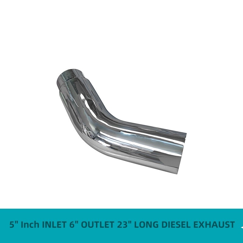 DIESEL EXHAUST CHROME TURNDOWN ELBOW TIP 5