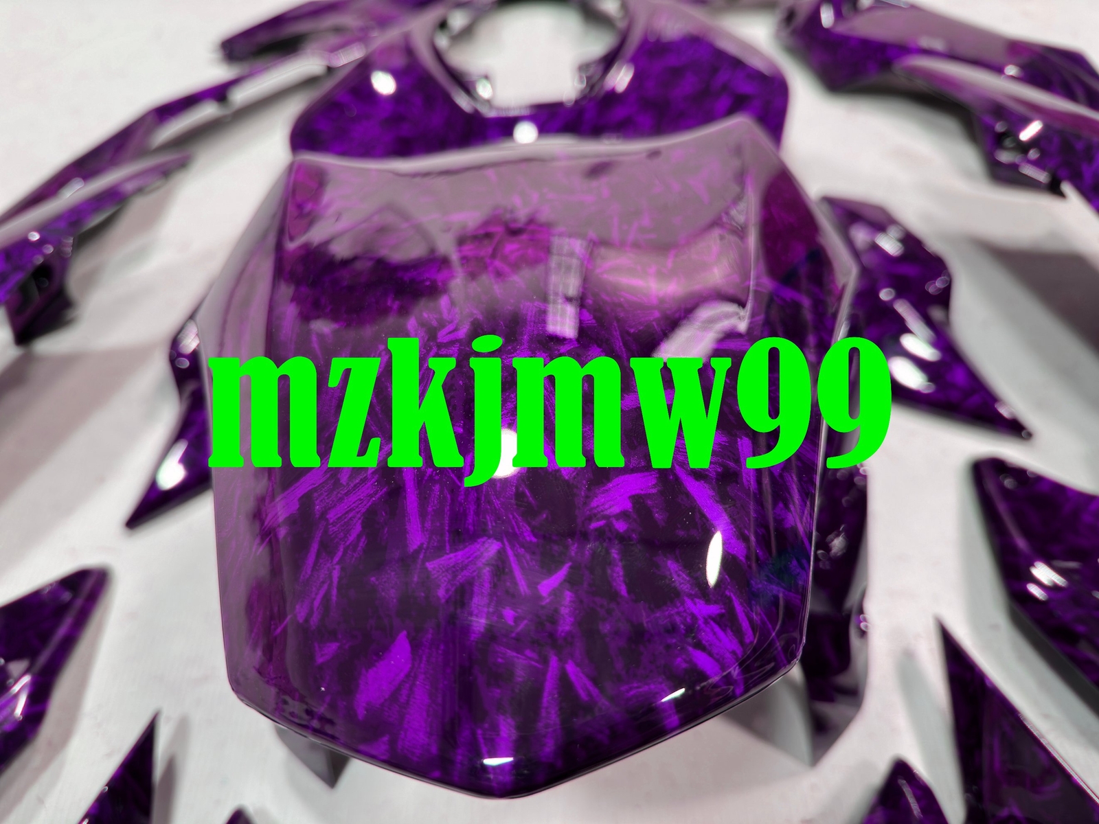 Purple Forged Carbon Fiber Painted Fairing Kit For Kawasaki 2024 2025 NINJA 500