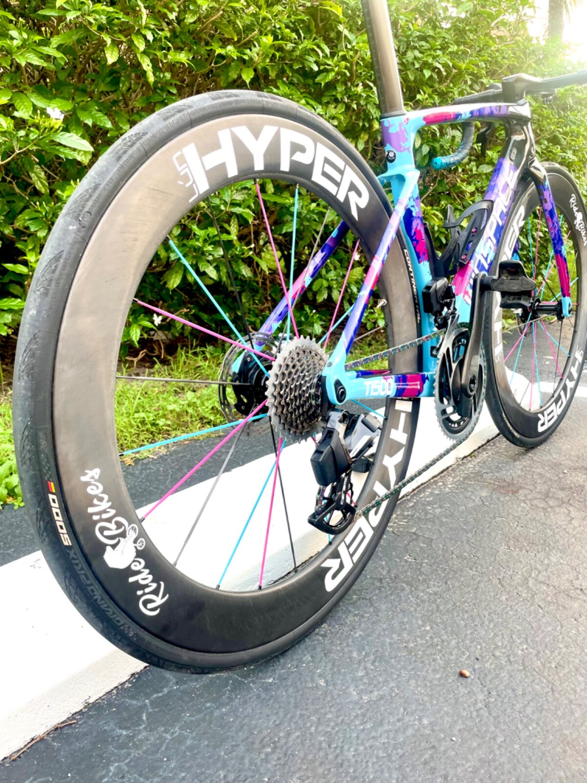WINSPACE T1500 AERO FRAME SRAM RED & CERMAIC SPEED PULLEY