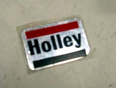 VINTAGE HOLLEY CARB FACTORY DECAL