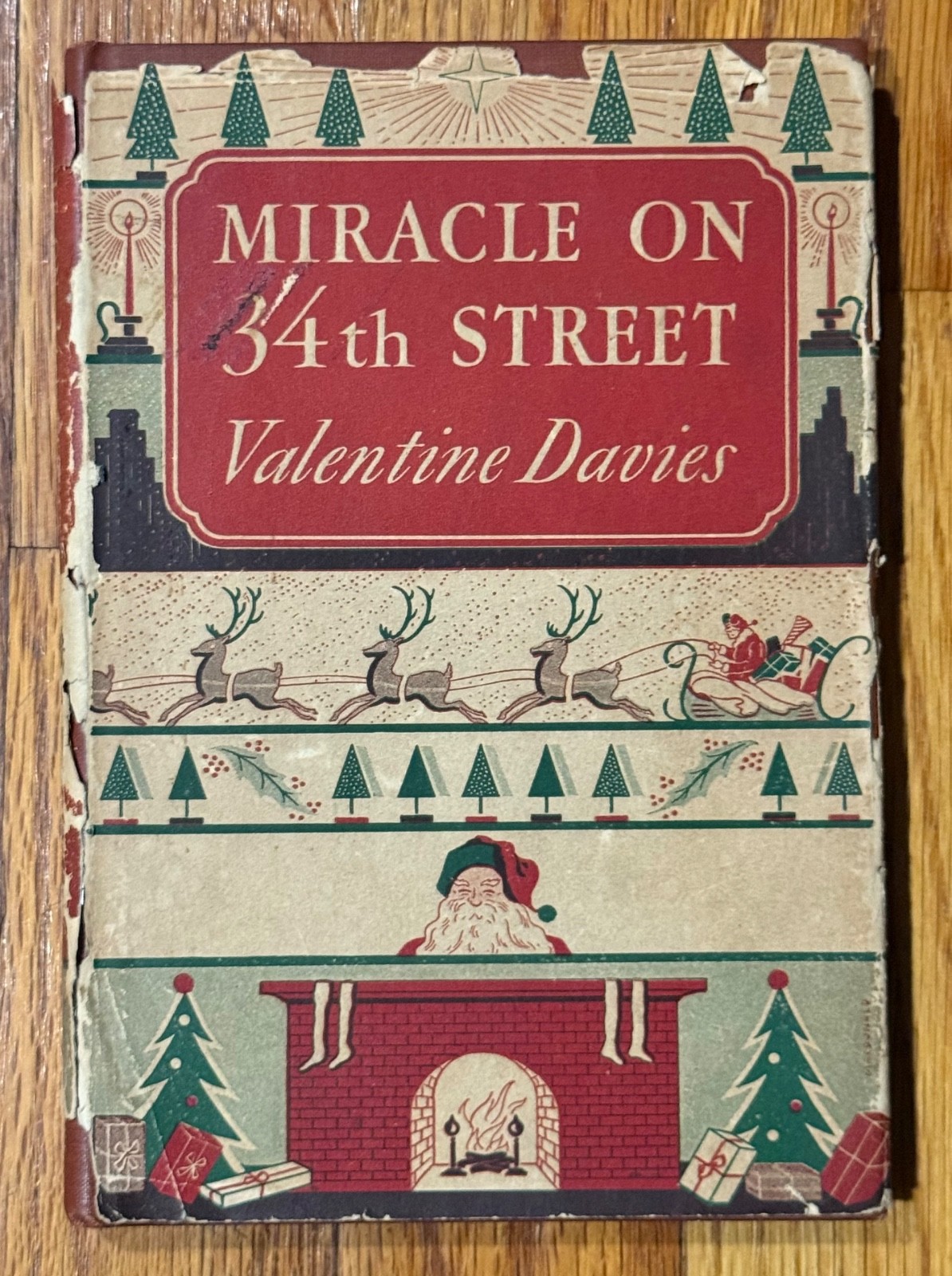 Miracle on 34th Street by Valentine Davies - 1947 First Ed. - Christmas Santa