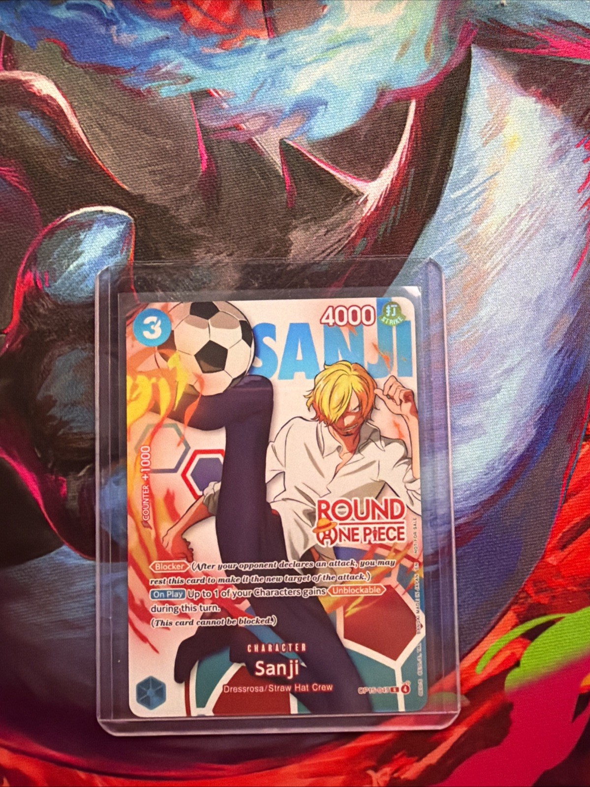 Sanji (Round 1 Promo) OP15-047 One Piece Promotion Cards Foil