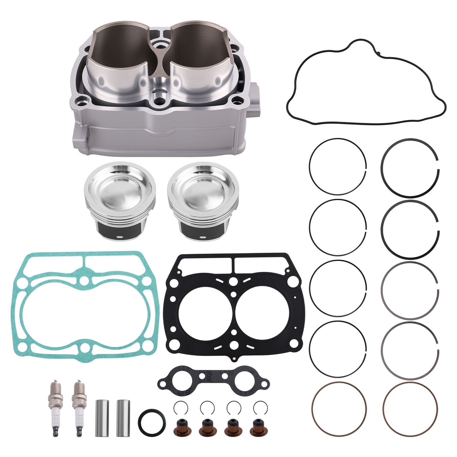 Cylinder Piston Gasket Top End Rebuild Kit for Polaris Ranger 800 XP 2009-2016