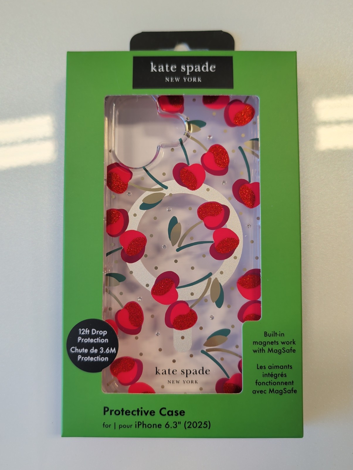 Kate Spade Magsafe 12 Foot drop protection case for iPhone 17 (Various Designs)