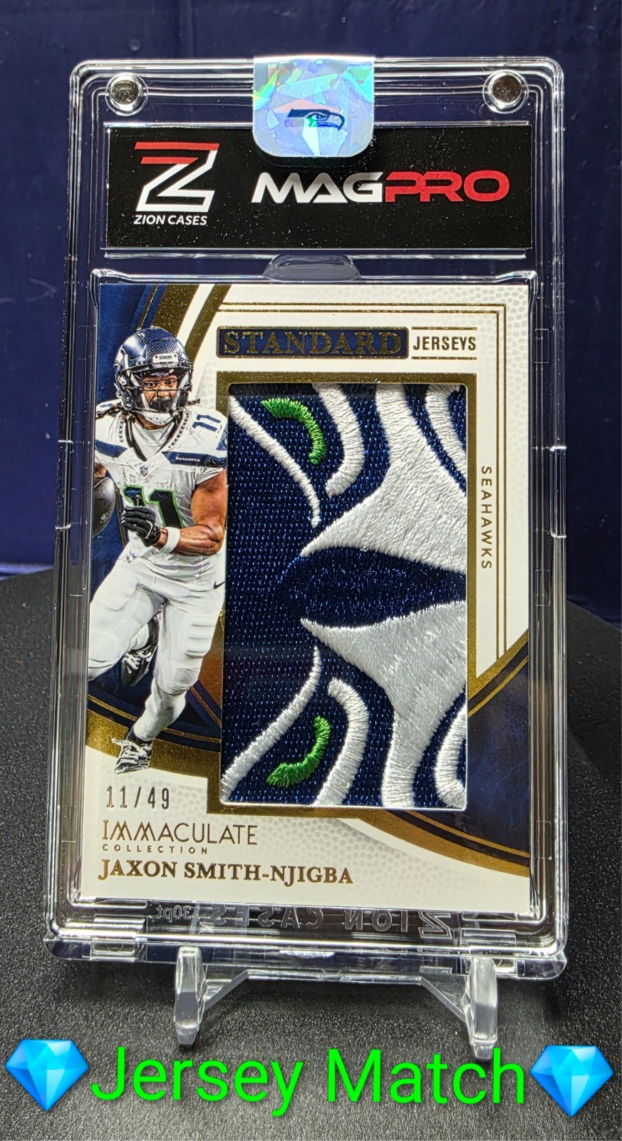 2025 Immaculate Collection # Match /49 Jaxon Smith-Njigba HawkEyes Patch****💎💎 2025 Immaculate Collection # Match /49 Jaxon Smith-Njigba HawkEyes Patch****💎💎