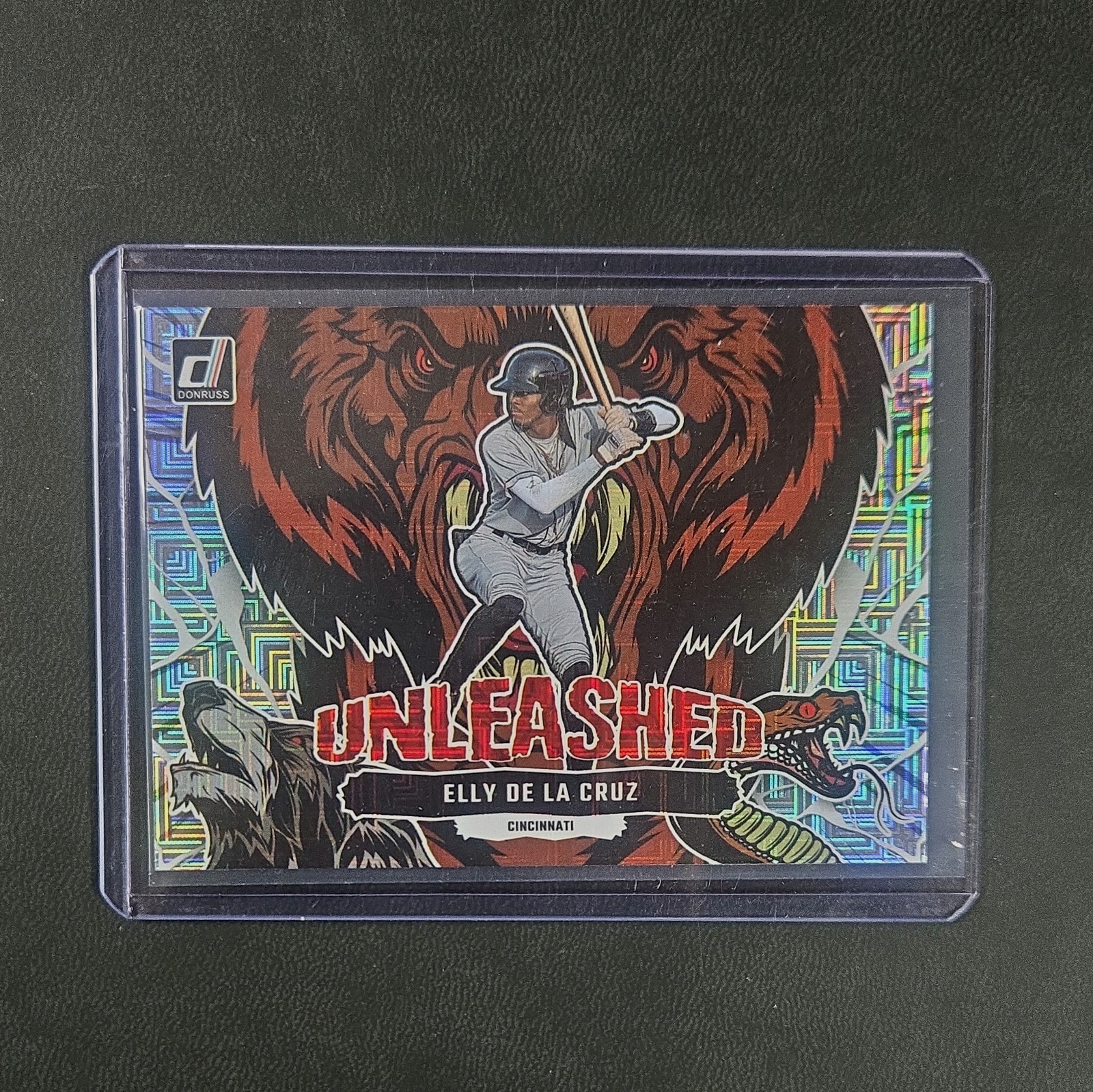 2023 Panini Donruss - Unleashed Elly De La Cruz #U7 Vector (RC) 2023 Panini Donruss - Unleashed Elly De La Cruz #U7 Vector (RC)