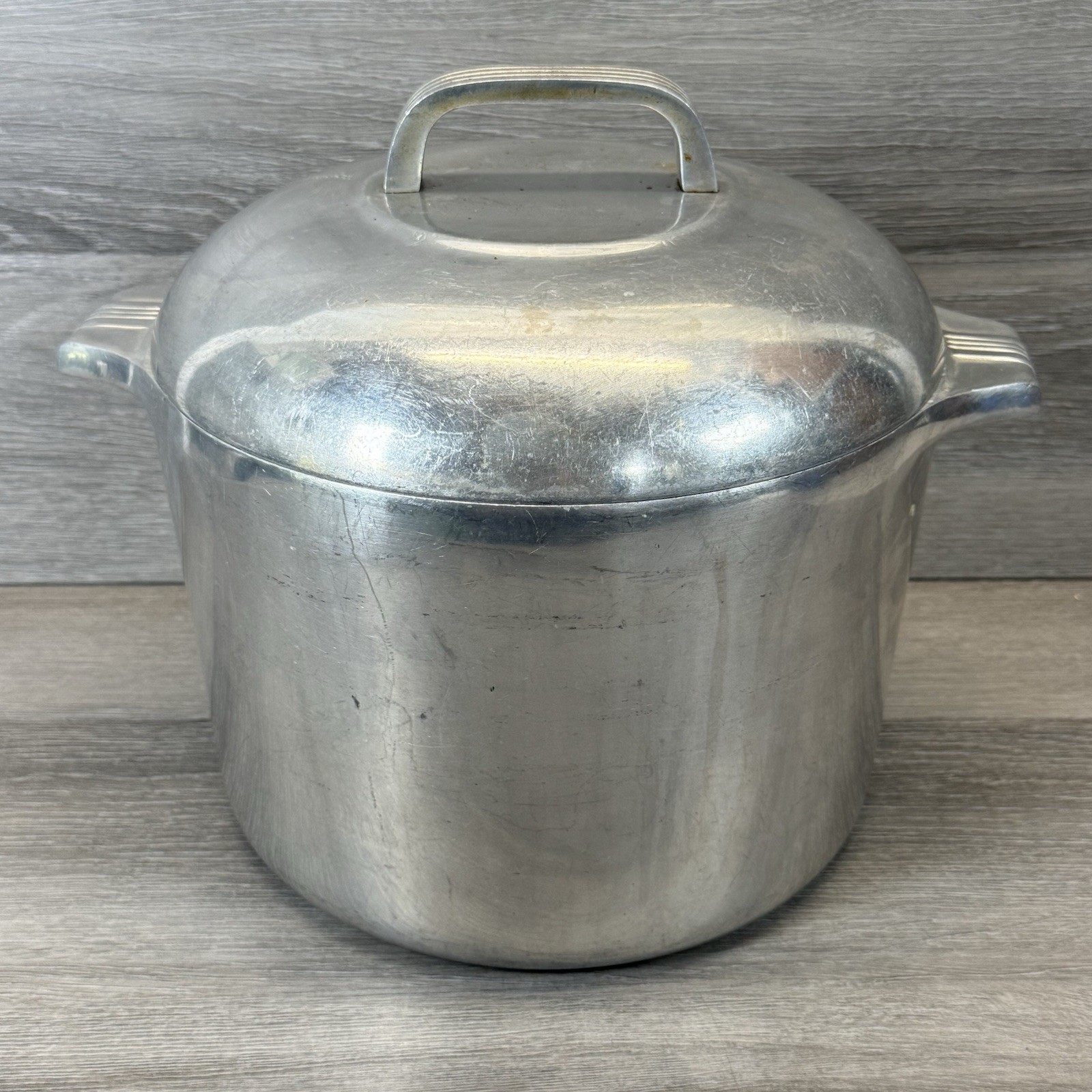 Vintage Wagner Ware Sidney-O Magnalite 4738-M 8 QT Stock Pot and Lid