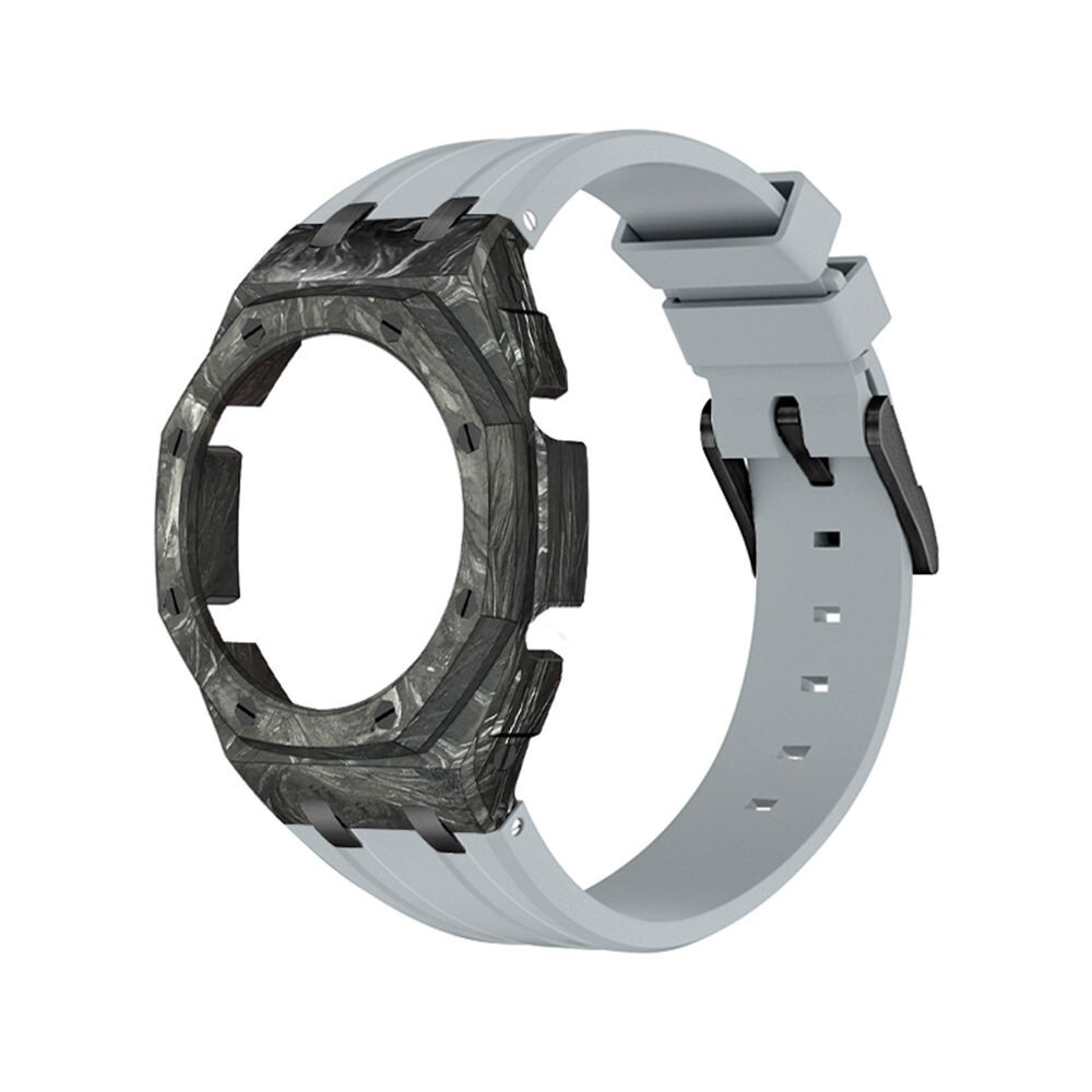 Carbon Fiber Case + Fluororubber Strap AP Mod Kit for Casio G-SHOCK GA2100/2110