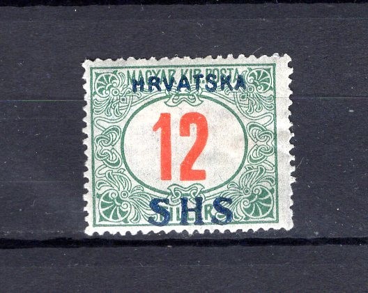 Yugoslavia Croatia SHS 1918 - porto 12 f - 130 eur CV Yugoslavia Croatia SHS 1918 - porto 12 f - 130 eur CV