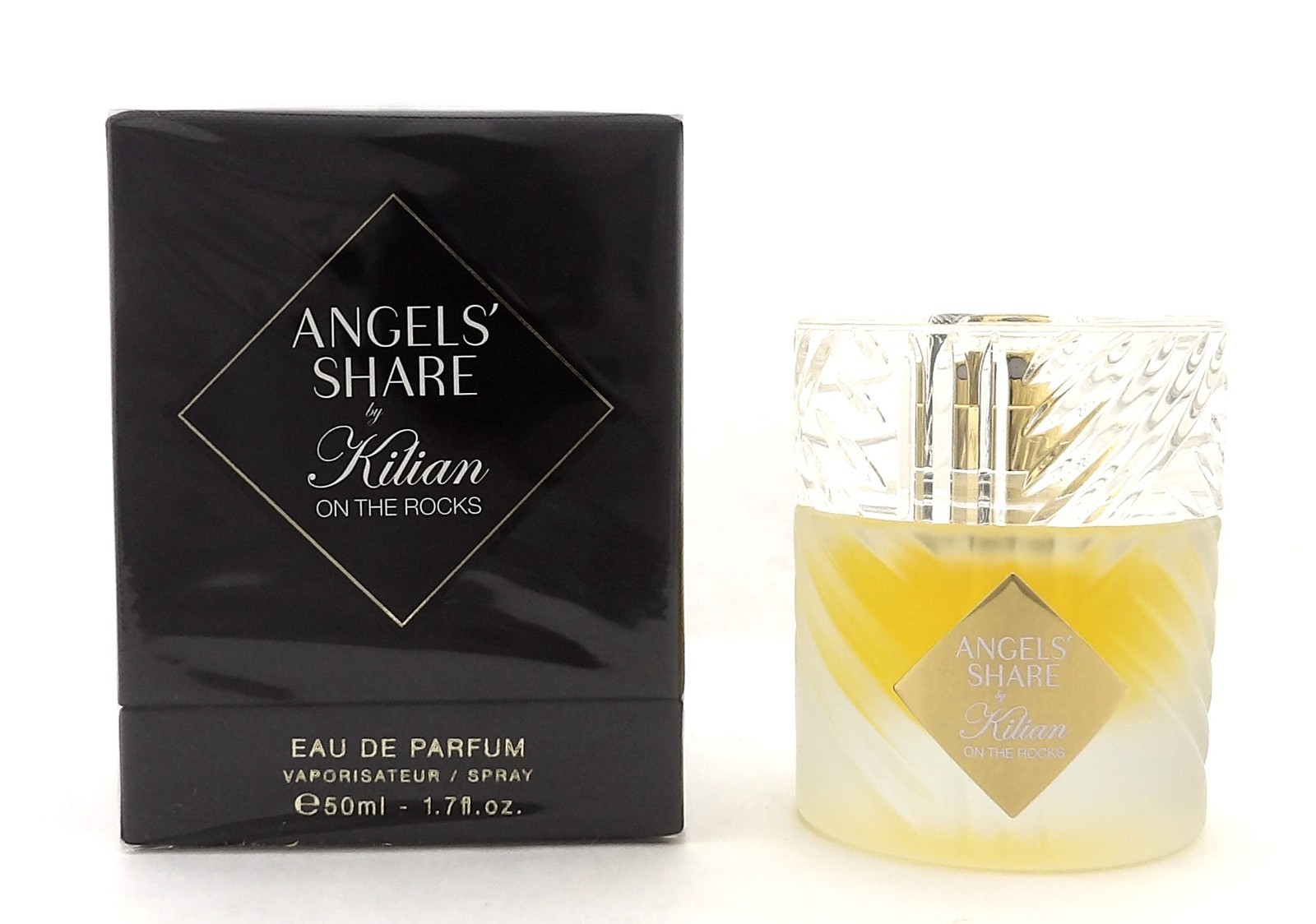 Kilian Angels' Share on the Rocks 1.7 oz. Eau de Parfum Spray Unisex. New in Box Kilian Angels' Share on the Rocks 1.7 oz. Eau de Parfum Spray Unisex. New in Box