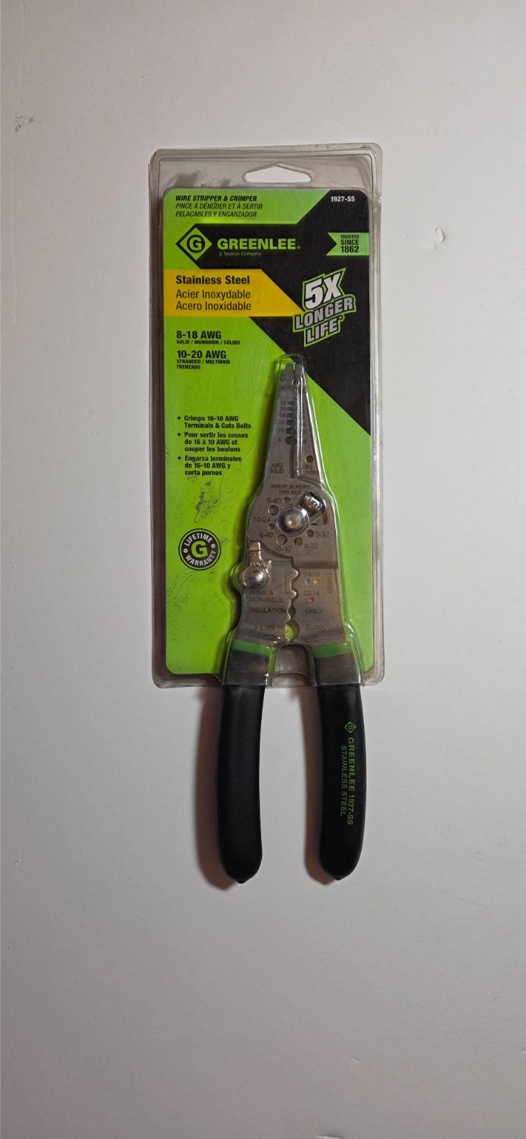 Greenlee 1927-SS Stainless Steel 7.5