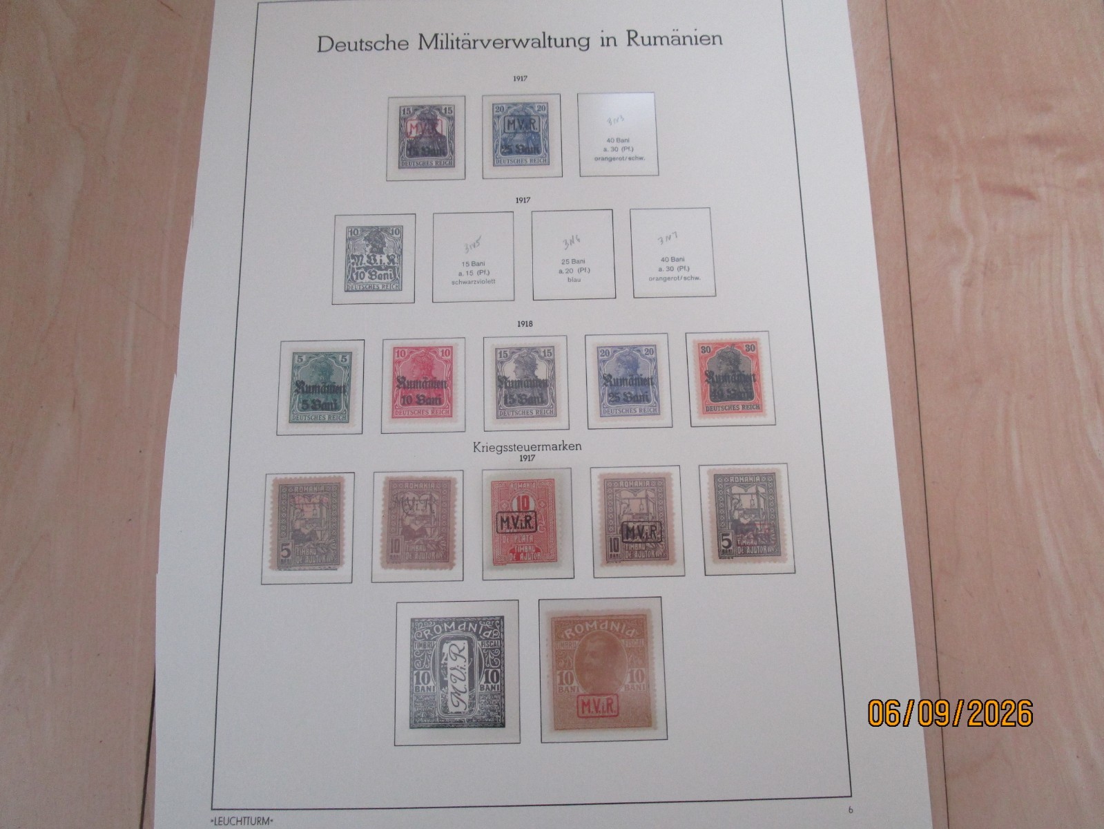 GERMANY MILITARY ADMIN ROMANIA 1917-1918 GERMANY MILITARY ADMIN ROMANIA 1917-1918