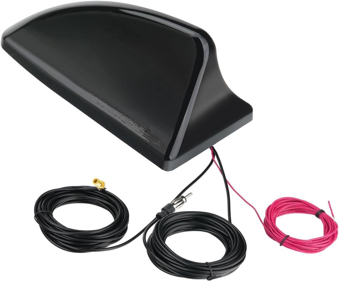 Bingfu FM/AM/DAB Digital Radio Shark Fin Antenna with 9-16V Wide Volta... Bundle Bingfu FM/AM/DAB Digital Radio Shark Fin Antenna with 9-16V Wide Volta... Bundle