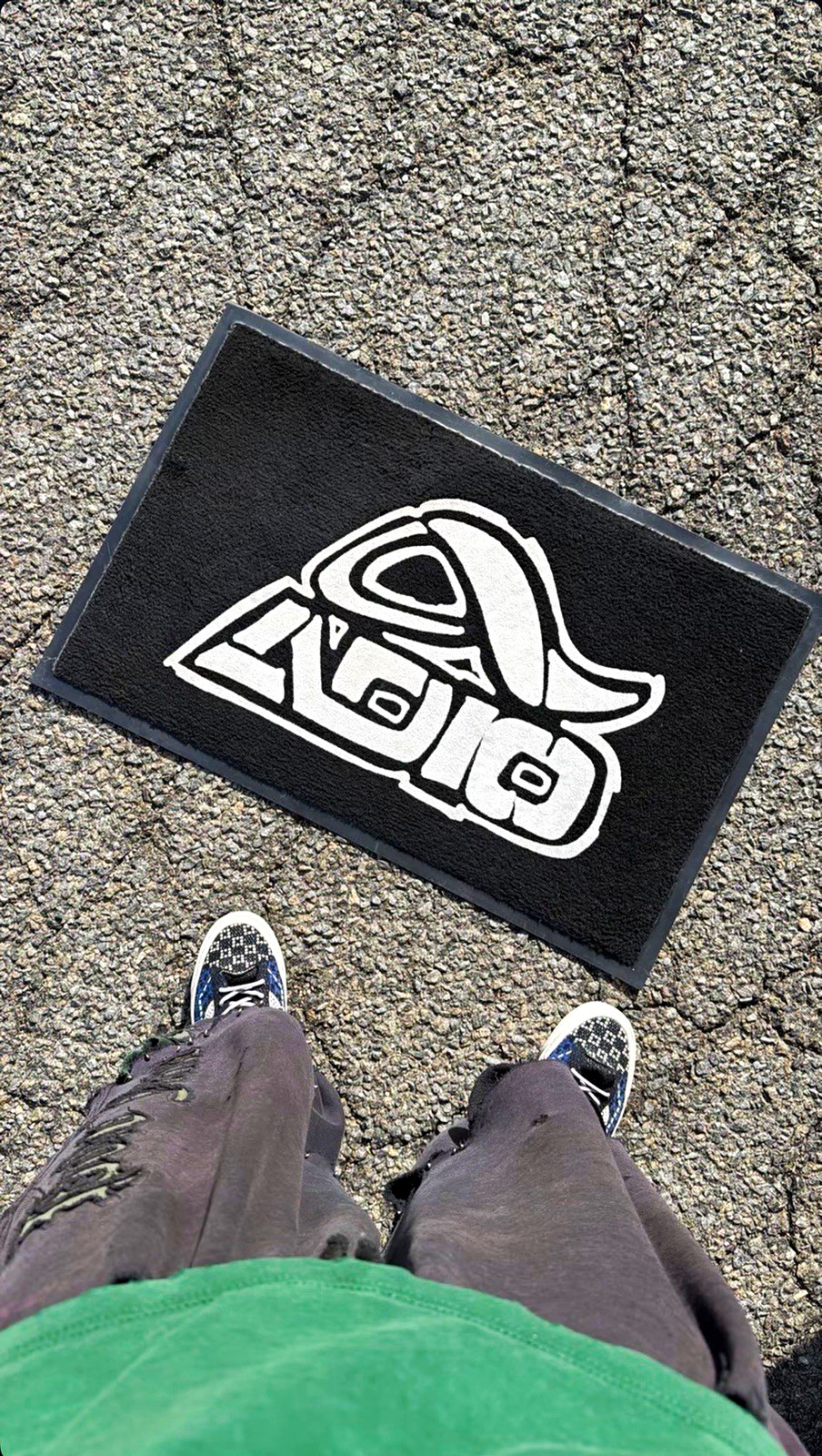 Y2K Adio Footwear Skateshop Doormat