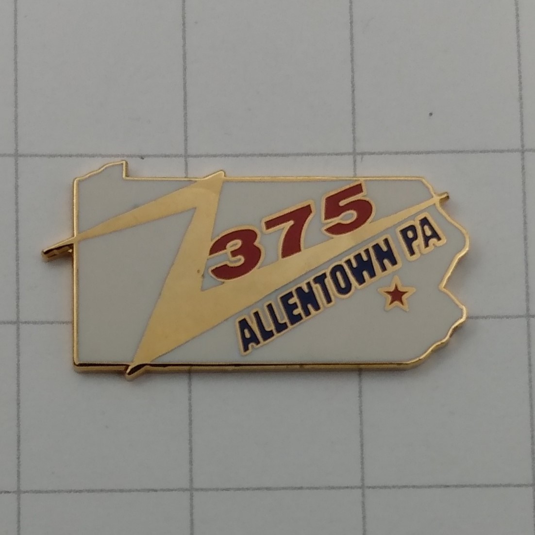 IBEW Lapel Pin Local 375 Allentown, PA.