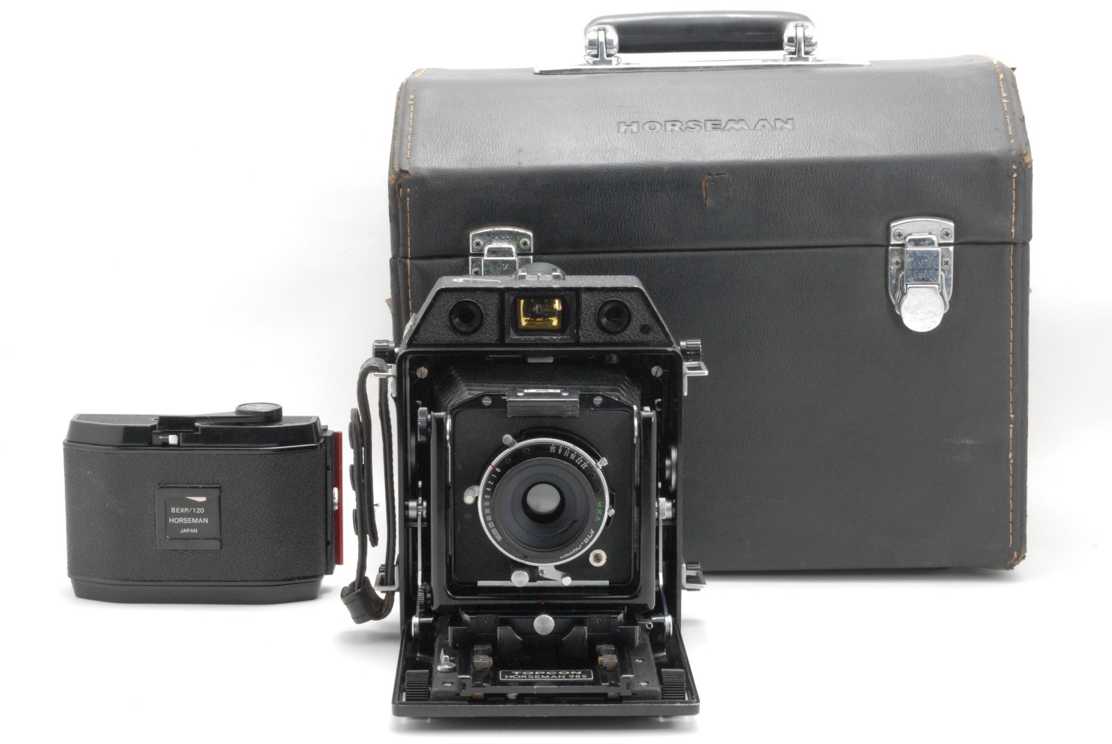 【Exc+5】 TOPCON HORSEMAN 985 + 75mm F5.6 Lens Large Format Film Camera From JAPAN
