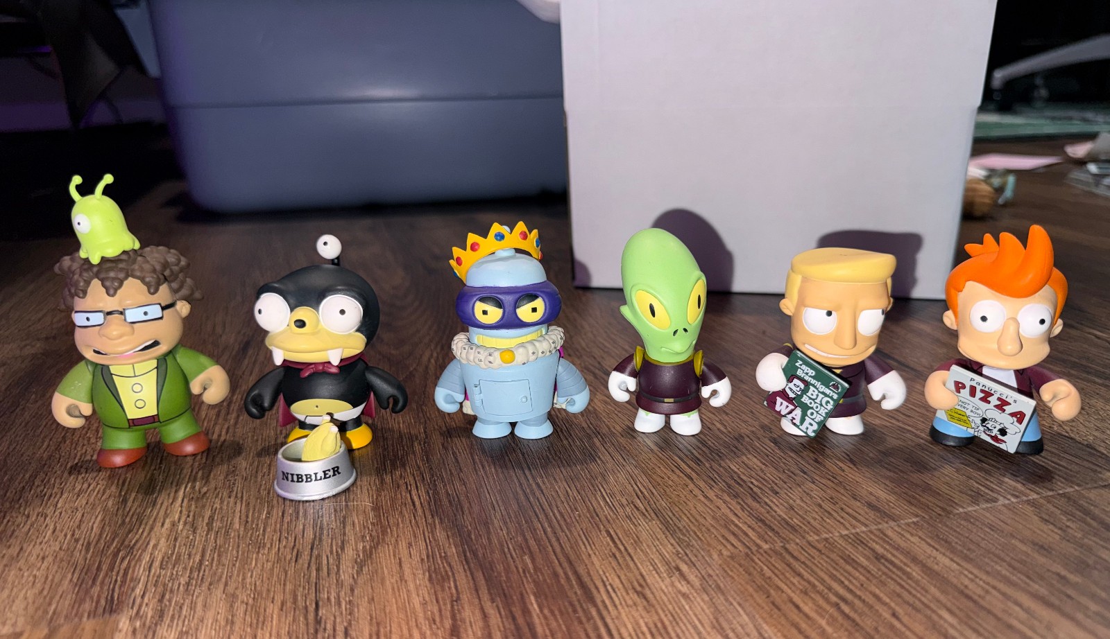 Futurama Kidrobot Blindbox Series 1 & 2 Lot Fry Nibbler Bender Hermes Kif Zapp