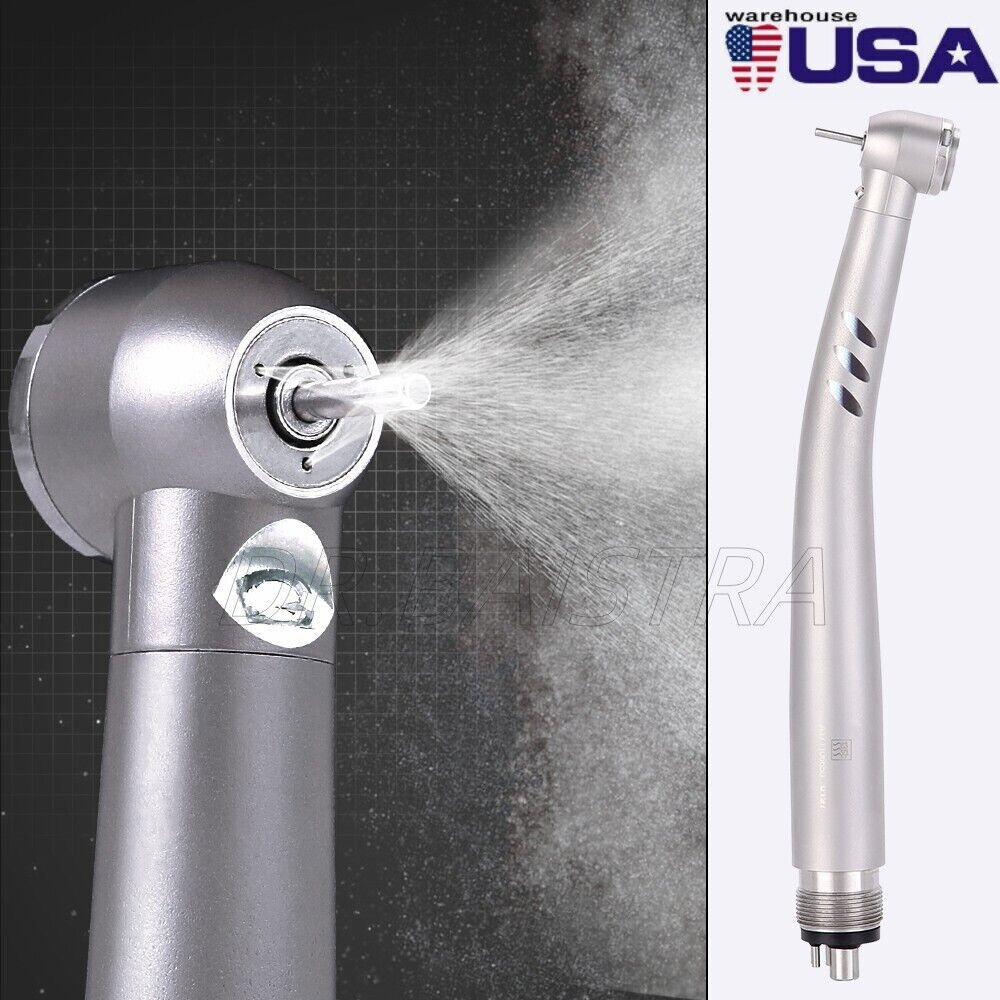 Dental Fiber Optic LED E-generator high speed handpiece Turbine 2 Holes/4 Holes
