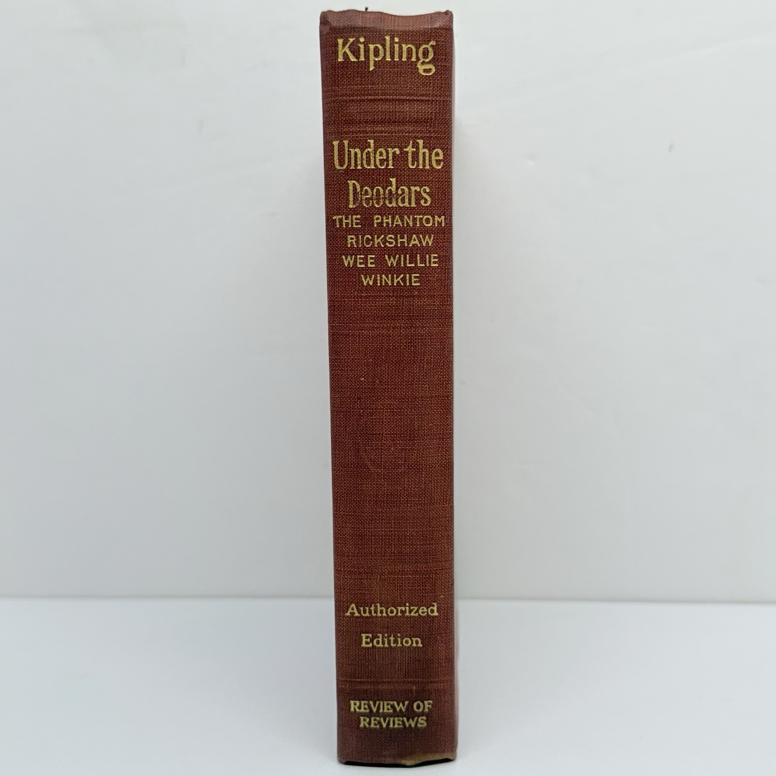 Rudyard Kipling Under the Deodars 1916 Authorized Edition Review of Reviews HC