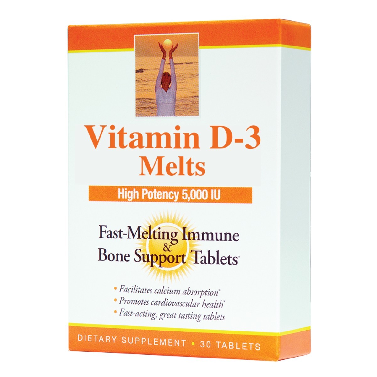 Dr. Newton's Naturals Vitamin D3 Fast-Melting Tablets 30 Tablets Made in USA