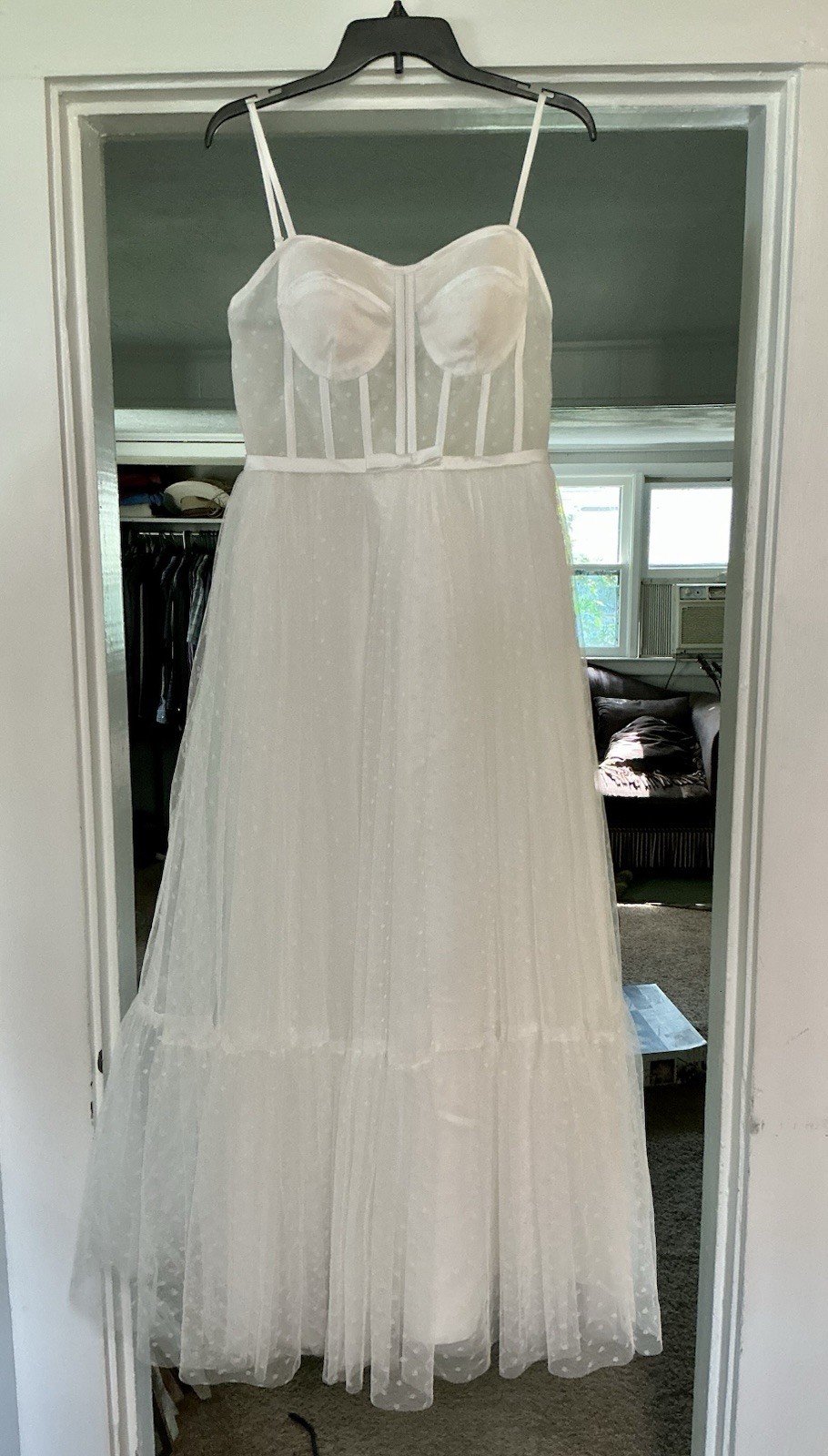 LT LanTing Bride Wedding Dress Ivory White A-Line Sweetheart Corset Back Long