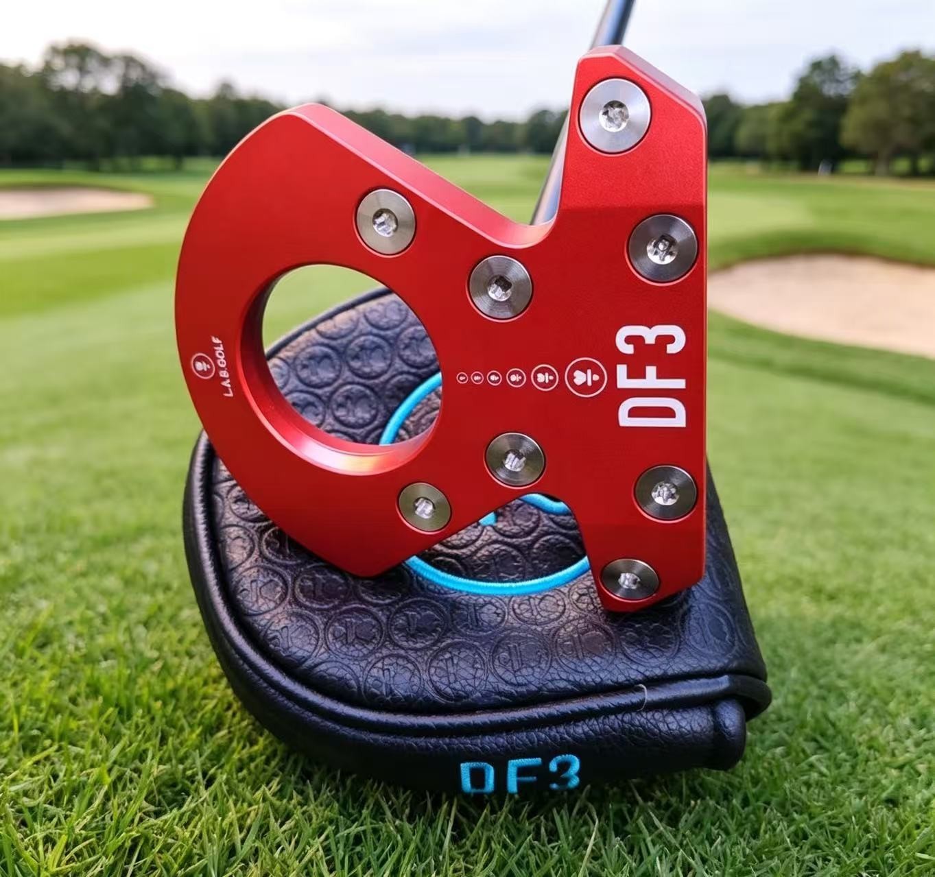 LUXURY NEW L.A.B. Golf DF3 Putter RED Mallet Right Hand 35 LUXURY NEW L.A.B. Golf DF3 Putter RED Mallet Right Hand 35