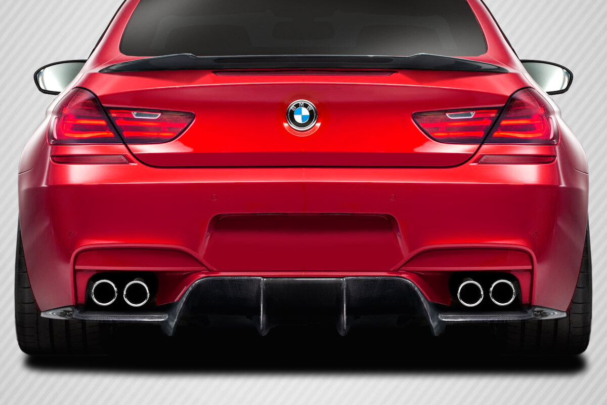 12-19 BMW M6 AF-1 Aero Function CFP Rear Bumper Lip Body Kit 115056