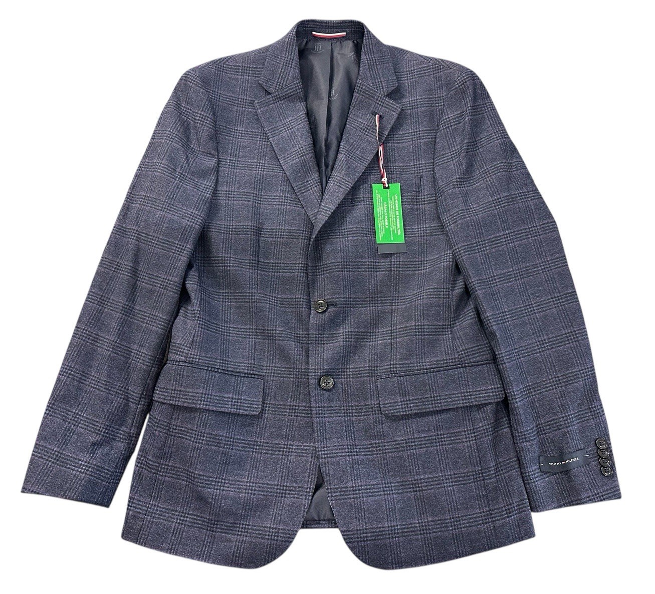 NEW Tommy Hilfiger Mens Conrad Modern Fit Plaid Sport Coat Blue Size 36S NWT NEW Tommy Hilfiger Mens Conrad Modern Fit Plaid Sport Coat Blue Size 36S NWT
