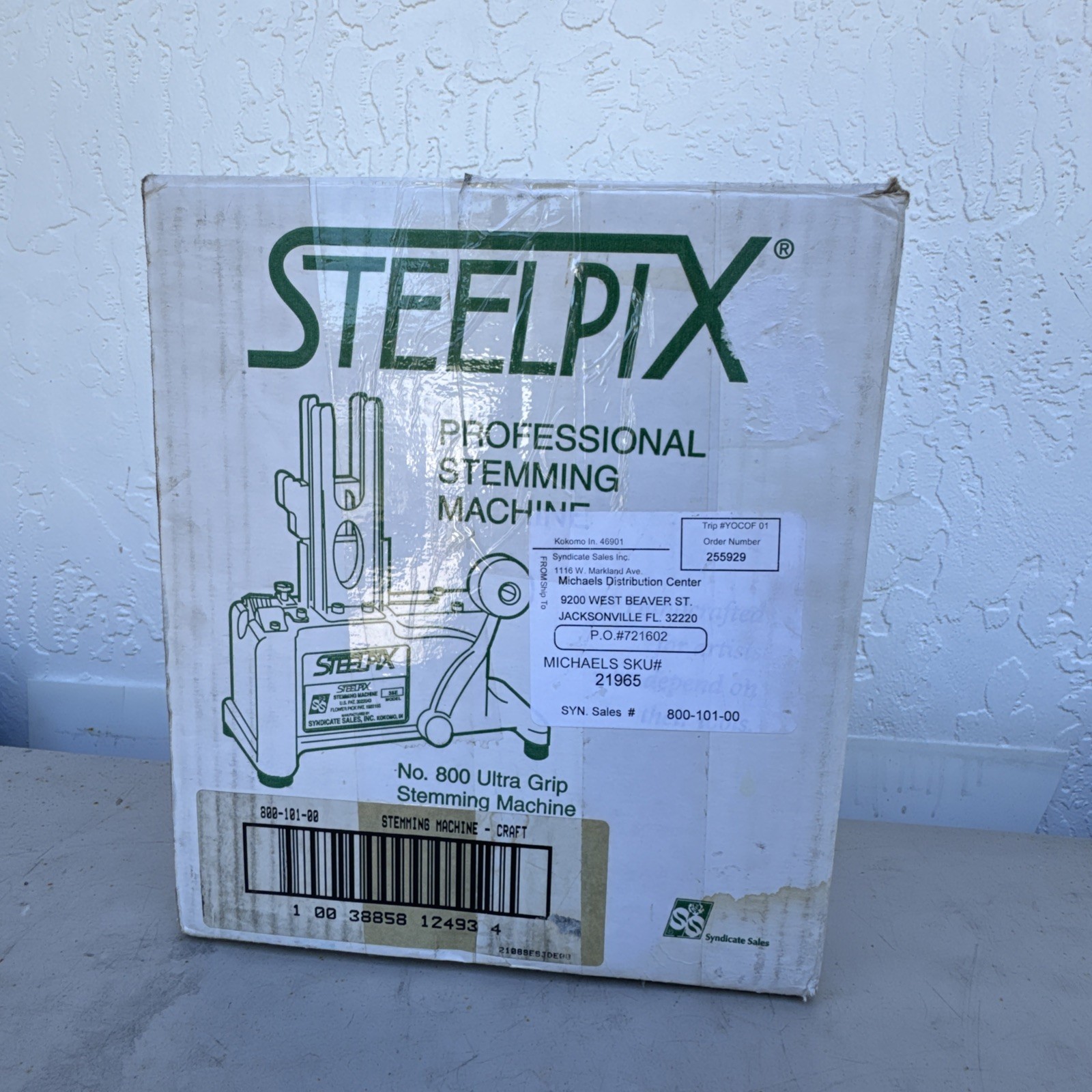 SteelPix Professional Ultra Grip Stemming Machine #800 New in Box 35G